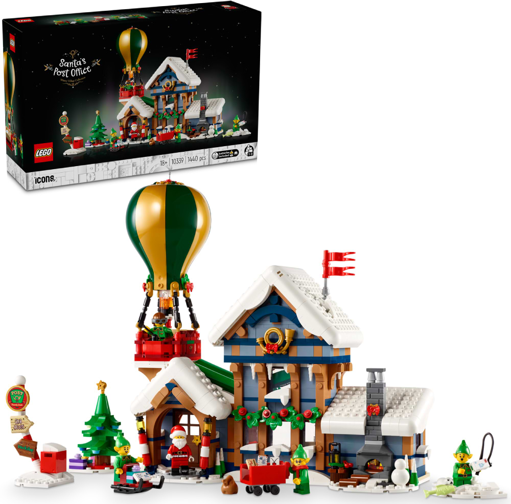 Конструктор LEGO Icons Поштове відділення Санти (10339)