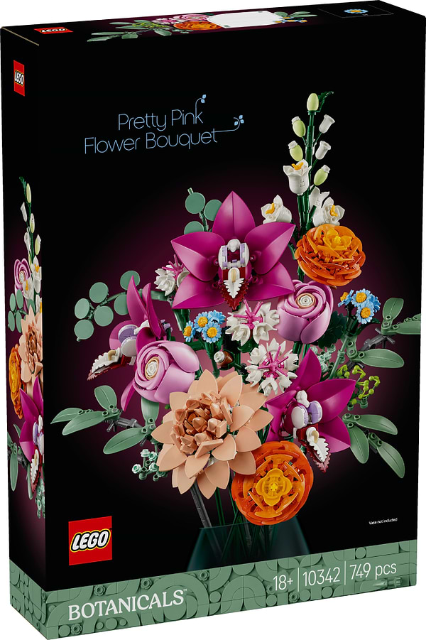 Фото - Конструктор LEGO Botanicals Милый розовый букет цветов (10342)