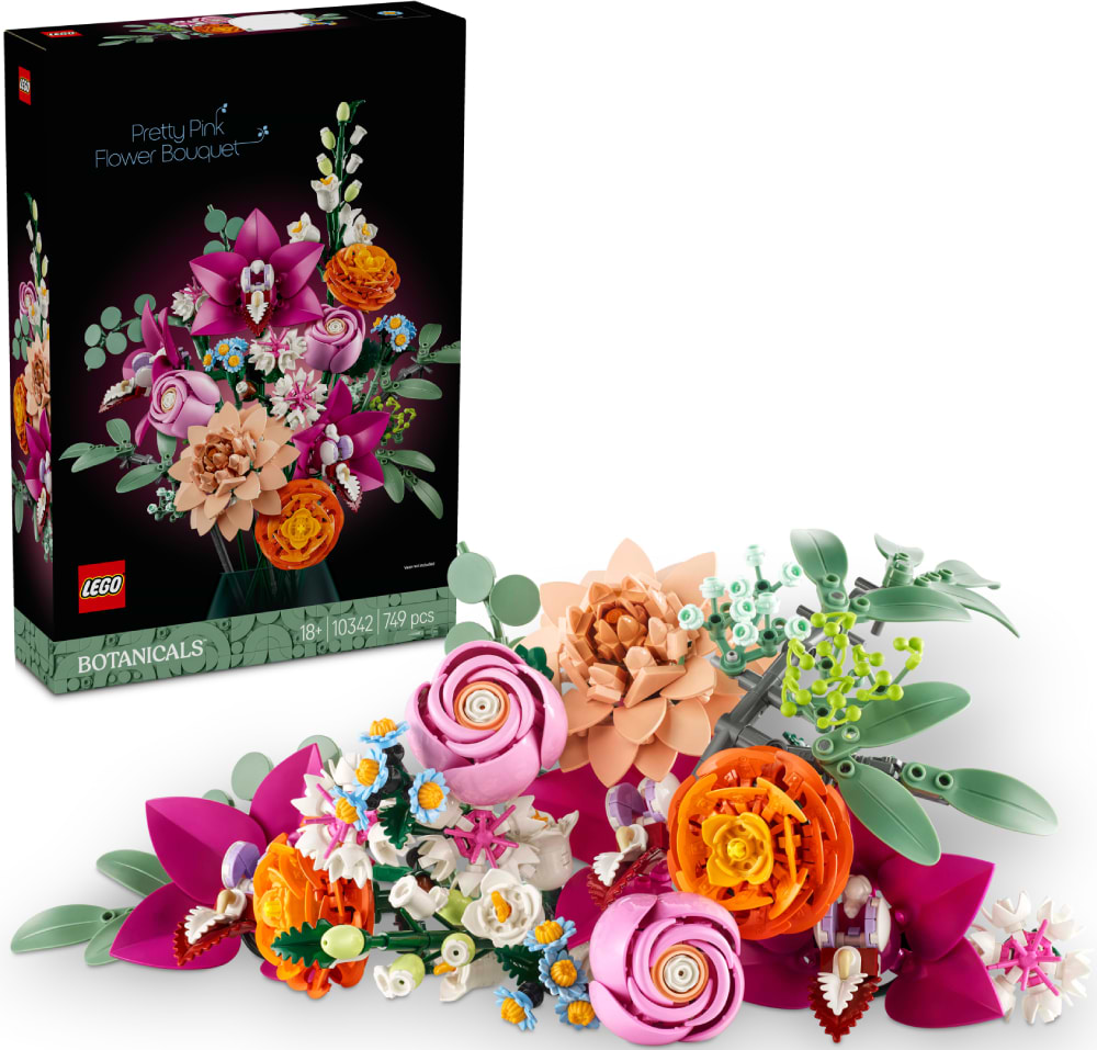  LEGO Botanicals Милий рожевий букет квітів (10342) - Фото 1