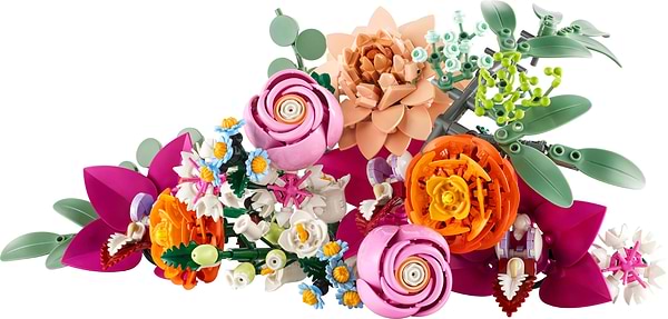 Фото - Конструктор LEGO Botanicals Милый розовый букет цветов (10342)