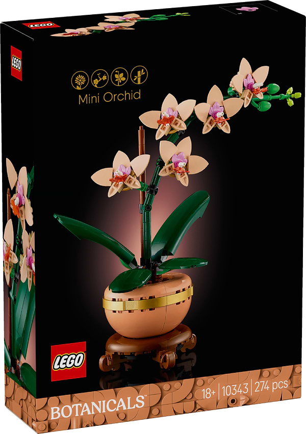 Фото - Конструктор LEGO Botanicals Мини орхидея (10343)