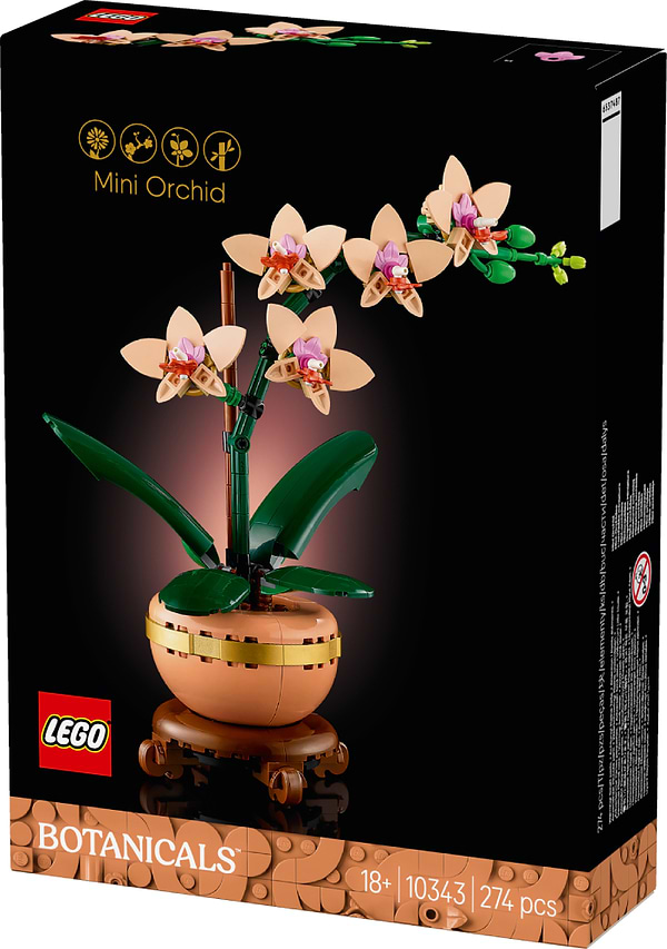 Фото - Конструктор LEGO Botanicals Мини орхидея (10343)