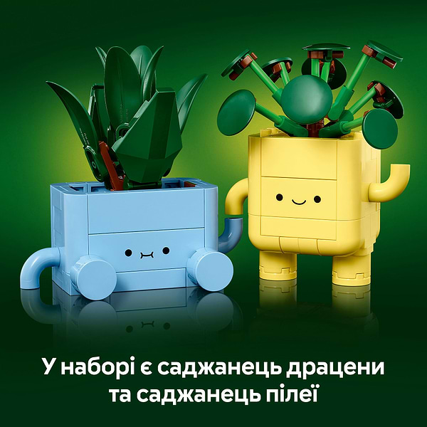 Фото - Конструктор LEGO Botanicals Счастливые растения (10349)