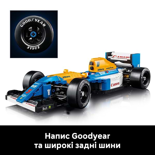 Фото - Конструктор LEGO Iconic Williams Racing FW14B і Найджел Менселл (10353)