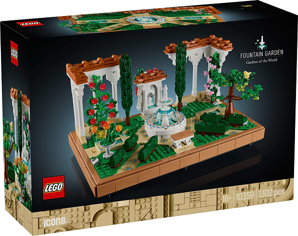 Фото - Конструктор LEGO Icons Сад фонтанов (10359)