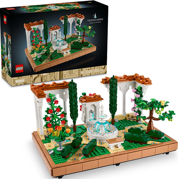 Фото - Конструктор LEGO Icons Сад фонтанов (10359)