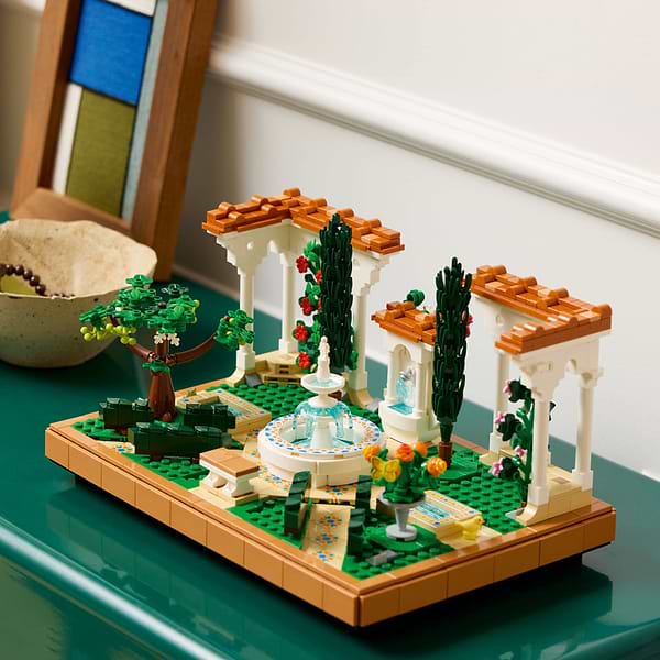 Фото - Конструктор LEGO Icons Сад фонтанов (10359)