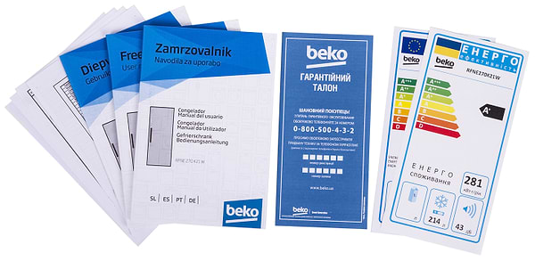 Фото - Морозильная камера Beko RFNE270K21W