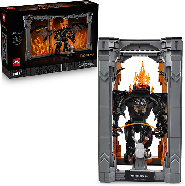 Фото - Конструктор LEGO Icons Володар перснів: Балроґ. Книжковий куточок (10367)