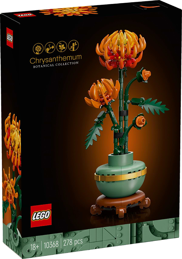 Фото -  LEGO Botanicals Хризантема (10368)