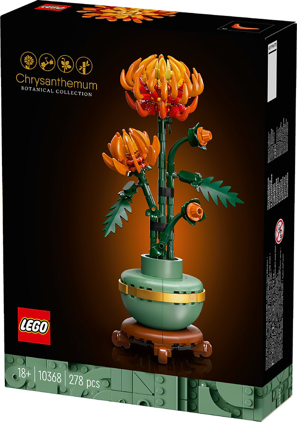 Фото -  LEGO Botanicals Хризантема (10368)