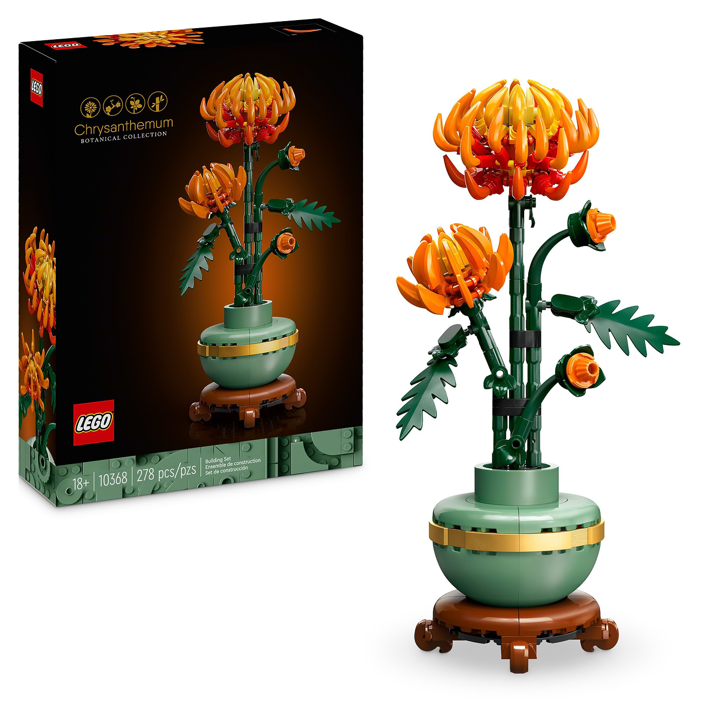Конструктор LEGO Botanicals Хризантема (10368) - Фото 1