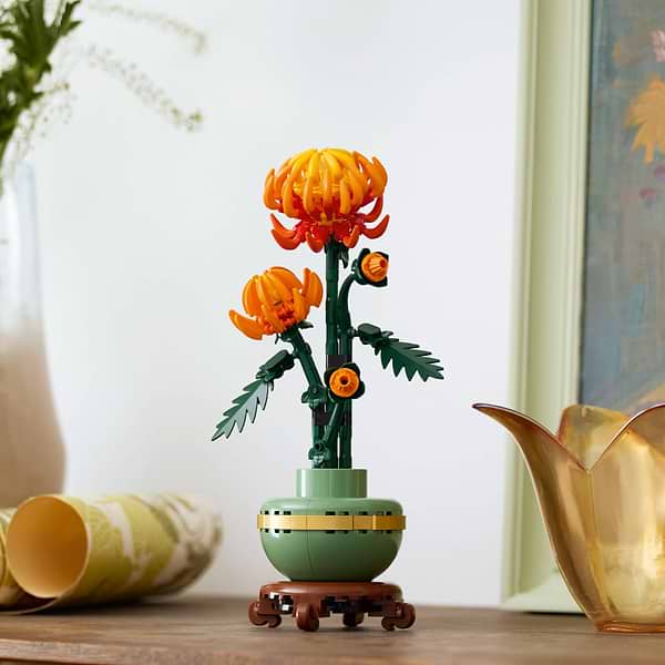 Фото -  LEGO Botanicals Хризантема (10368)
