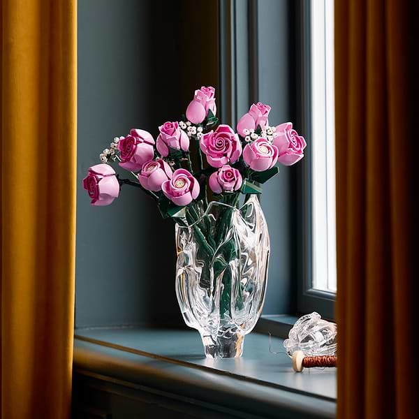 Фото - LEGO Botanicals Букет рожевих троянд (10374)