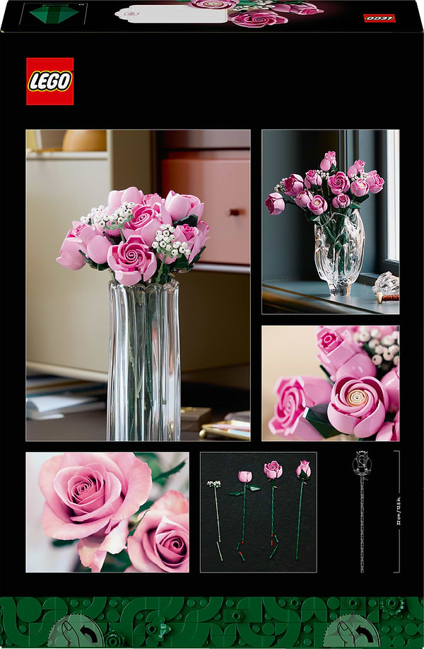 Фото - LEGO Botanicals Букет рожевих троянд (10374)