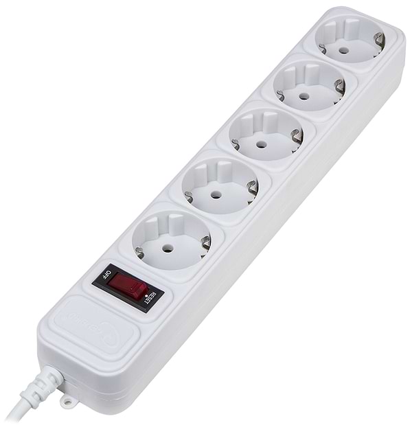 Фото - Мережевий фільтр Gembird SPG5-G-6G 1.8 м Фото - Мережевий фільтр Gembird SPG5-G-6G 1.8 м