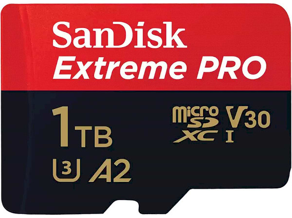 Фото - Карта памяти SanDisk Extreme Pro microSDXC 1TB UHS-I U3 + SD (SDSQXCD-1T00-GN6MA) Фото - Карта памяти SanDisk Extreme Pro microSDXC 1TB UHS-I U3 + SD (SDSQXCD-1T00-GN6MA)