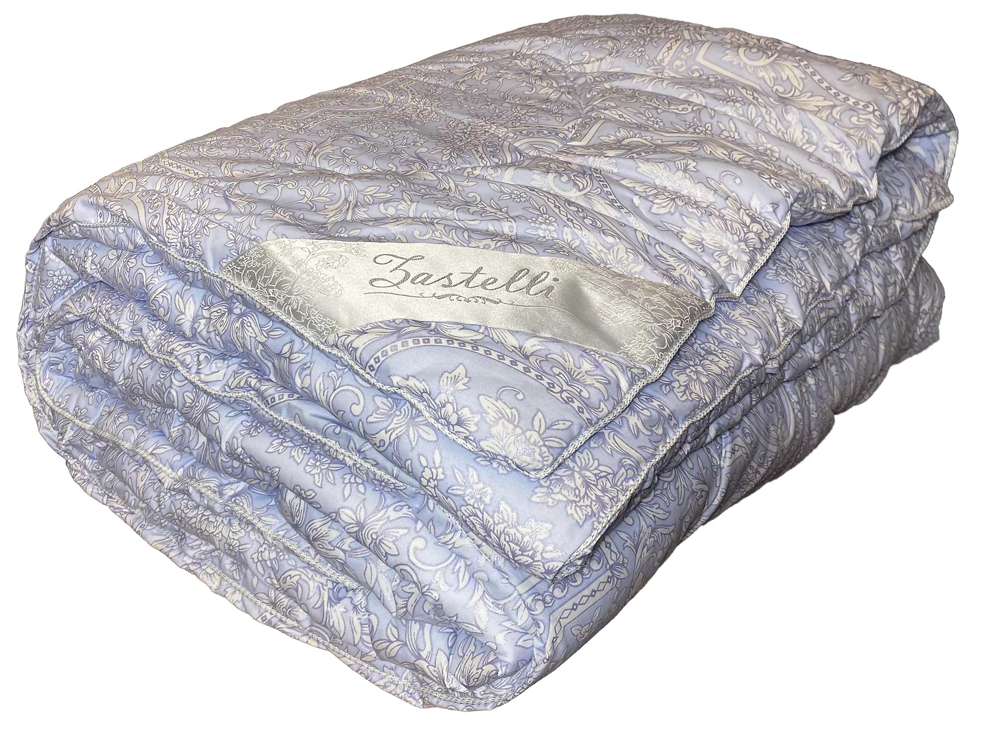 Одеяло зимнее двуспальное евро Zastelli Бамбук Еліт 200х220 голубая (11765) - Фото 1
