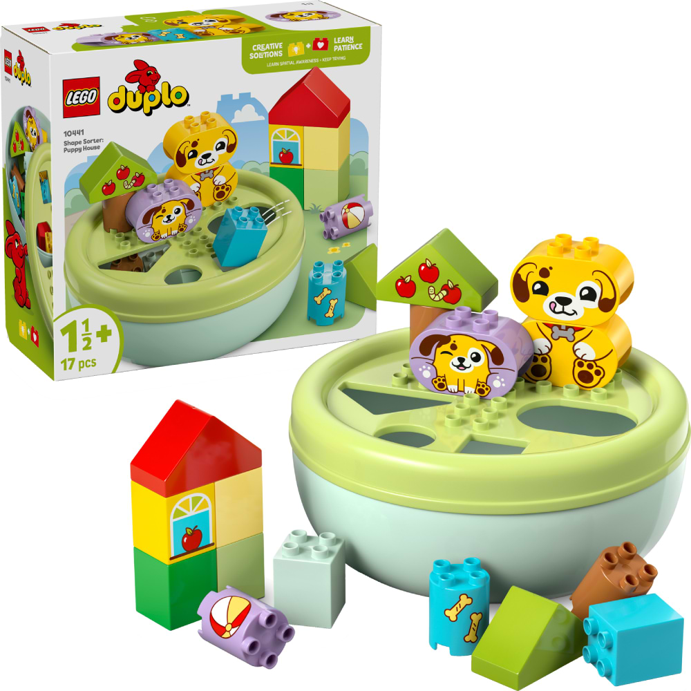 Конструктор LEGO DUPLO My First Сортировщик фигур: дом для щенков (10441) - Фото 1