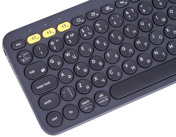 Фото - Клавіатура бездротова Logitech K380 Black (920-007584)