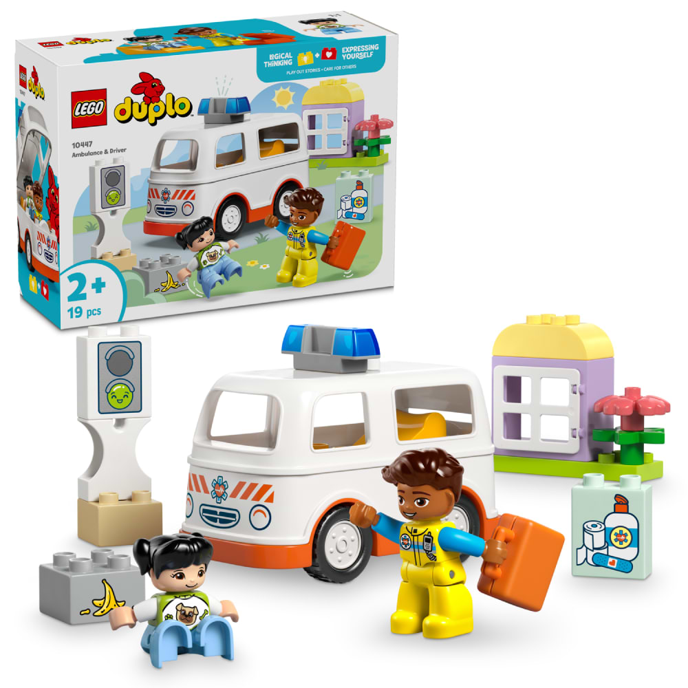Конструктор LEGO DUPLO Town Скорая помощь и водитель (10447) - Фото 1