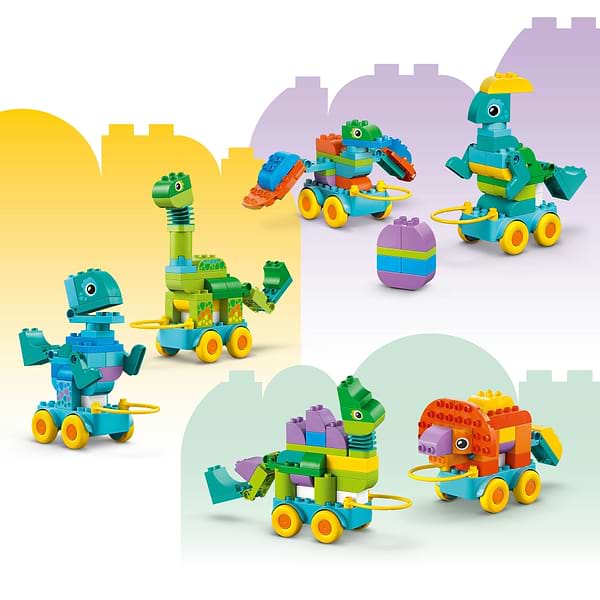 Фото - Конструктор LEGO DUPLO Town Динозаври на колесах 3в1 (10451)