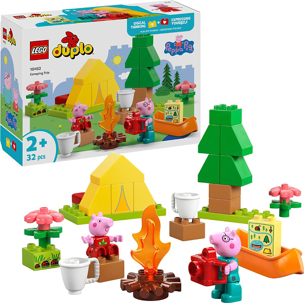 Фото - Конструктор LEGO DUPLO Peppa Pig Туристический поход (10452)