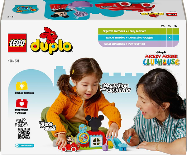 Фото - Конструктор LEGO DUPLO │ Disney Міккі Маус: Клубний будинок і автомобіль (10454)