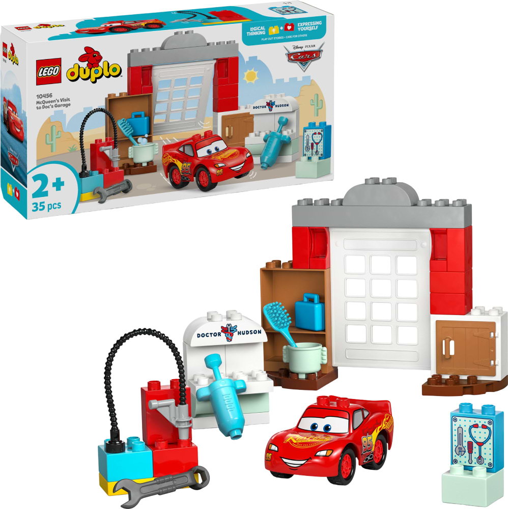 Конструктор LEGO DUPLO Disney Візит МакКвіна в гараж Дока (10456) - Фото 1