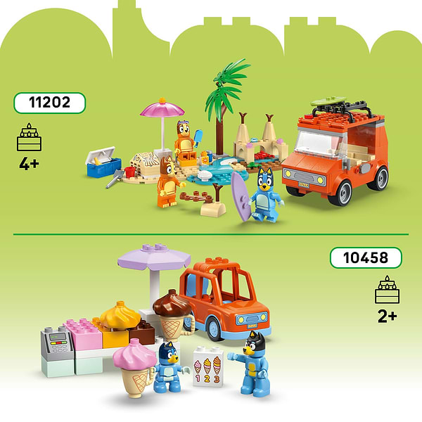 Фото - Конструктор LEGO DUPLO Bluey Путешествие с мороженым с Блуи (10458)