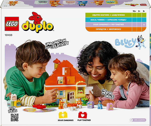 Фото - Конструктор LEGO DUPLO Bluey Семейный дом Блуи с игрой на запоминание (10459)