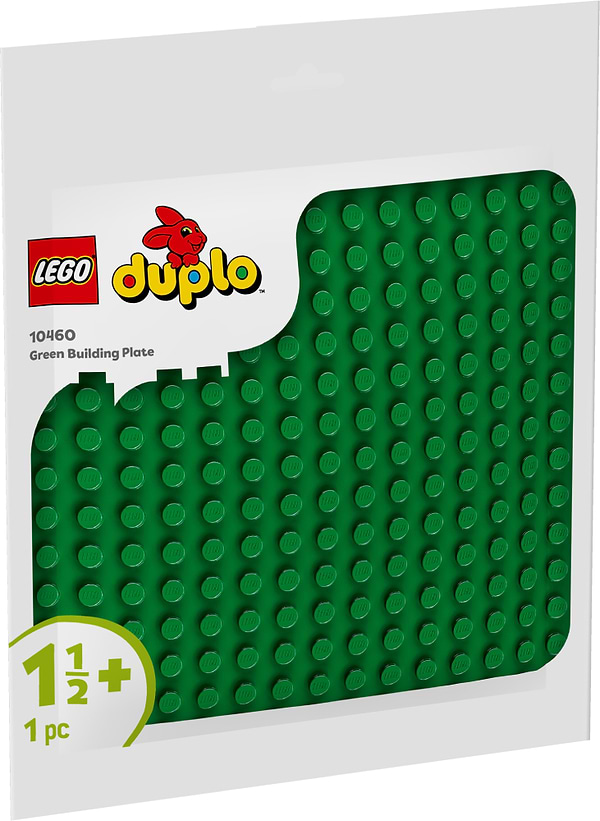 Фото - Конструктор LEGO DUPLO Зеленая строительная пластина (10460)
