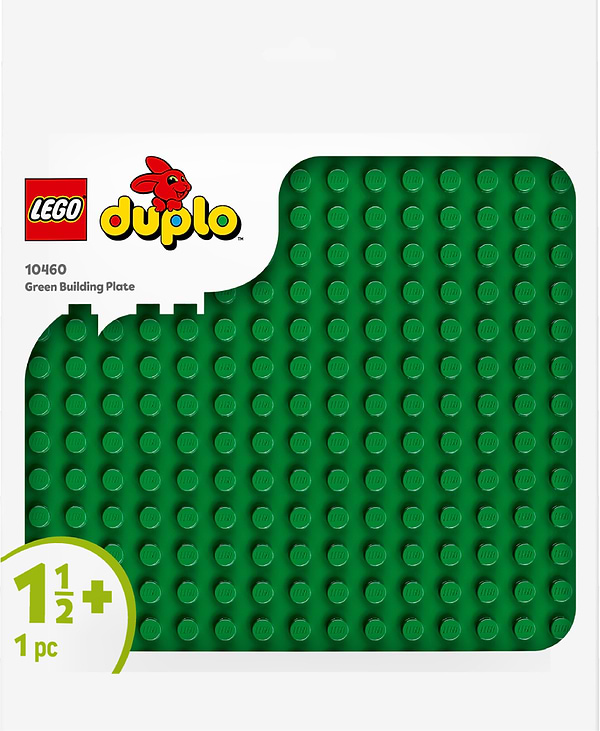 Фото - Конструктор LEGO DUPLO Зеленая строительная пластина (10460)