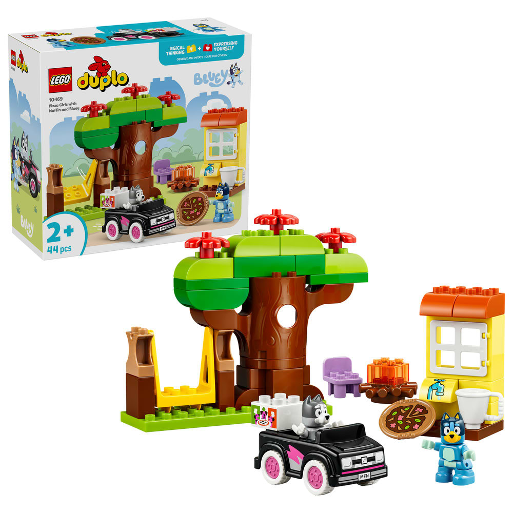 Конструктор LEGO  DUPLO Bluey «Піцерія» з Мафіном та Блуї (10469)