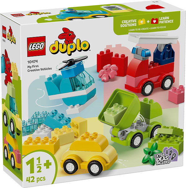 Фото - Конструктор LEGO DUPLO My First Творческие транспортные средства (10474)