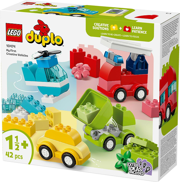 Фото - Конструктор LEGO DUPLO My First Творческие транспортные средства (10474)