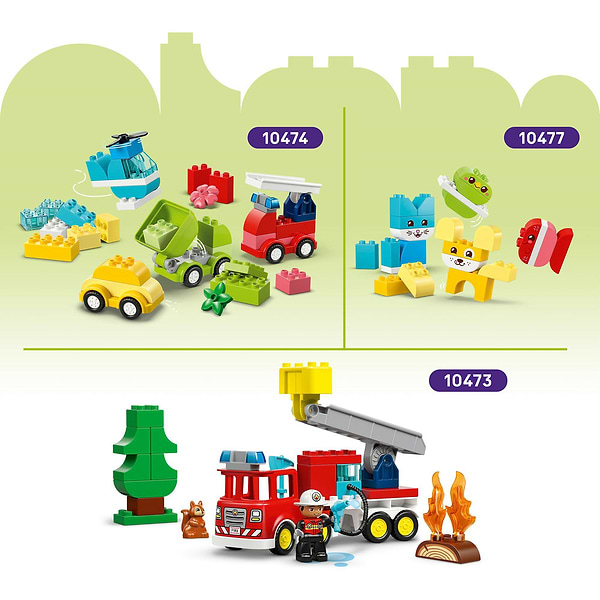 Фото - Конструктор LEGO DUPLO My First Творческие транспортные средства (10474)