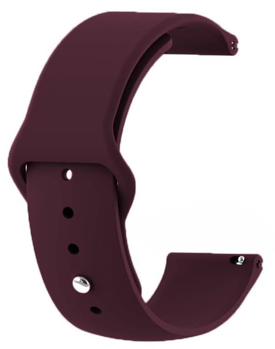 Ремінець для смарт-годинника BeCover for Xiaomi iMi KW66/Mi Watch Color/Haylou LS01/LS02 Purple-Wine (706358)