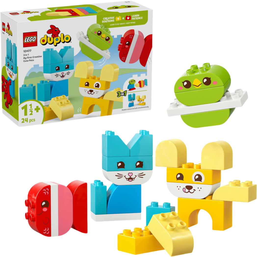 Конструктор LEGO  DUPLO My First Чарівні творчі домашні улюбленці 3 в 1 (10477) - Фото 1