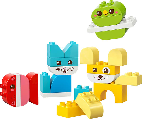Фото - Конструктор LEGO DUPLO My First Волшебные творческие домашние питомцы 3 в 1 (10477)