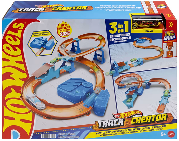 Фото - Трек Hot Wheels Track Creator Крутий стрибок серії (JDB49)