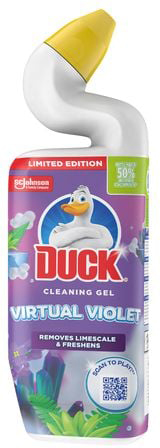Засіб для чищення унітазу DUCK Virtual Violet 750 мл (5000204366846) - Фото 1