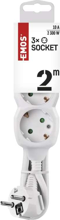 Фото - Подовжувач 220В EMOS P0322, 3 розетки, 2 м.