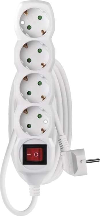Сетевой фильтр EMOS P1422, 4 розетки, 2м.