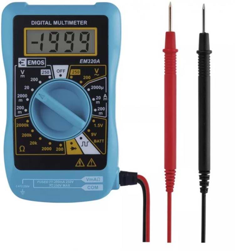 Вимірювальний пристрій EMOS мультиметр цифровий M0320 - Фото 1