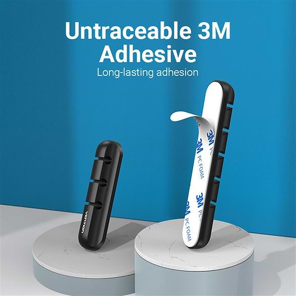 Фото - Органайзер для зберігання кабелів Vention KBRB0 Black