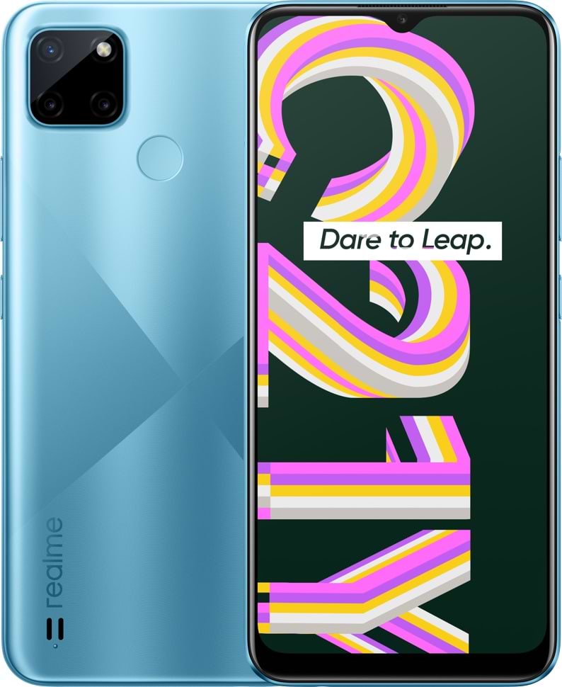 Смартфон realme C21Y 3/32Gb Cross Blue - Фото 1