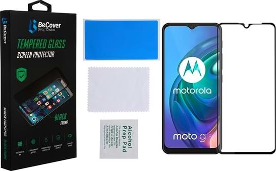Фото - Захисне скло для смартфону BeCover for Motorola Moto G10/G30 Black (706449)