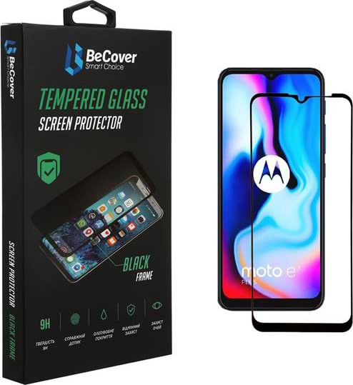 Захисне скло для смартфону BeCover for Motorola Moto E7 Power/E7i Power Black (706450)