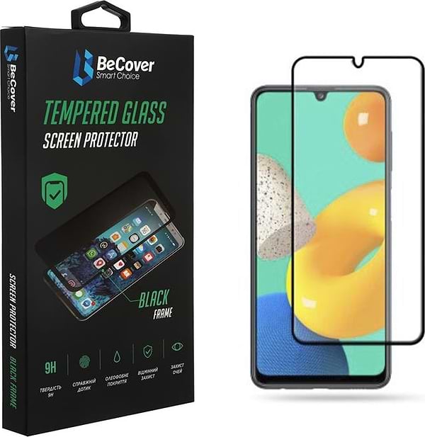 Фото - Захисне скло для смартфону BeCover for Samsung Galaxy M32 SM-M325 Black (706452) Фото - Захисне скло для смартфону BeCover for Samsung Galaxy M32 SM-M325 Black (706452)